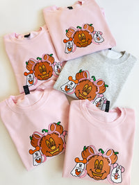 GHOSTY PUMPKINS CREWNECK (TAT 3/5 WEEKS)