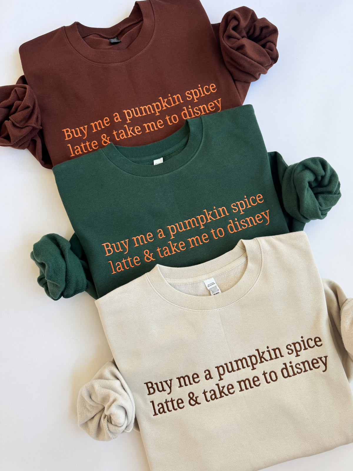 PUMPKIN SPICE CREWNECK (TAT 3/5 WEEKS)