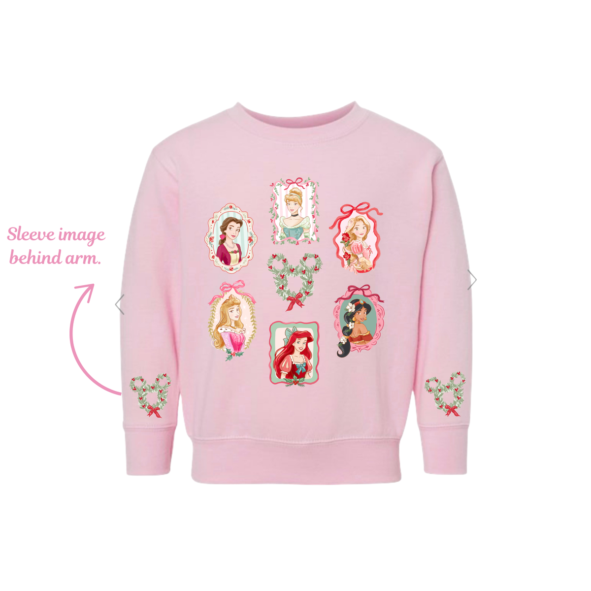 CHRISTMAS GIRLS #2 KIDS CREWNECK ( WITH SLEEVE)