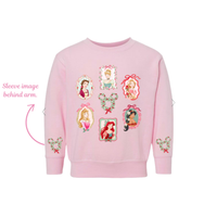 CHRISTMAS GIRLS #2 KIDS CREWNECK ( WITH SLEEVE)