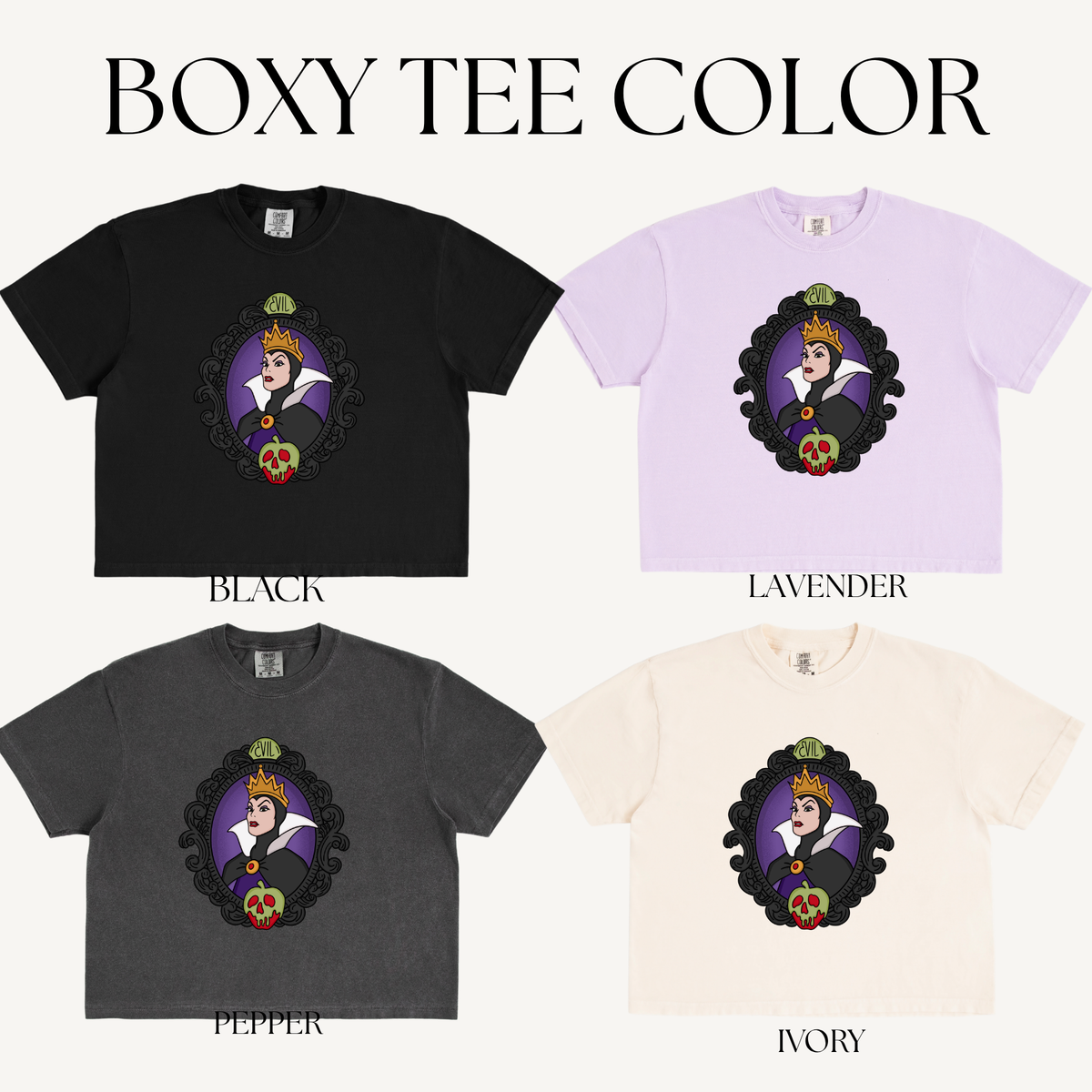 THE QUEEN ADULT BOXY T-SHIRT