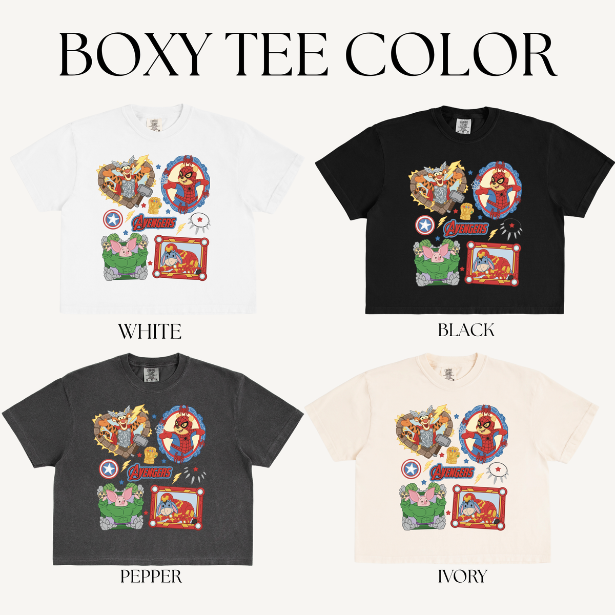 HERO FRAMES ADULT BOXY T-SHIRT