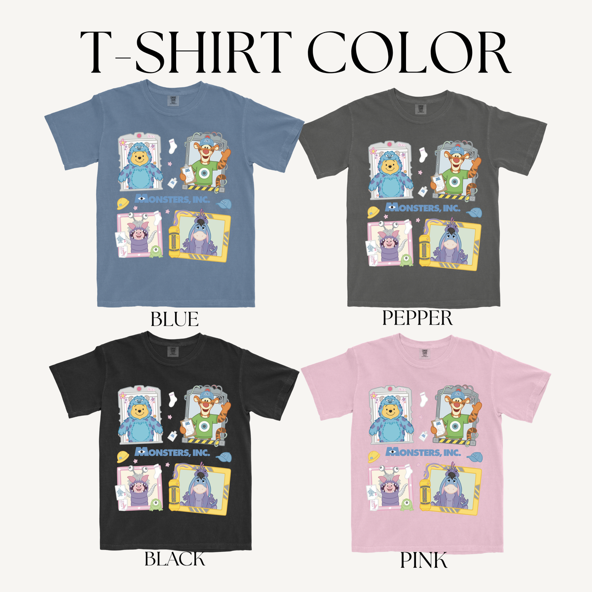 MONSTERS ADULT T-SHIRT