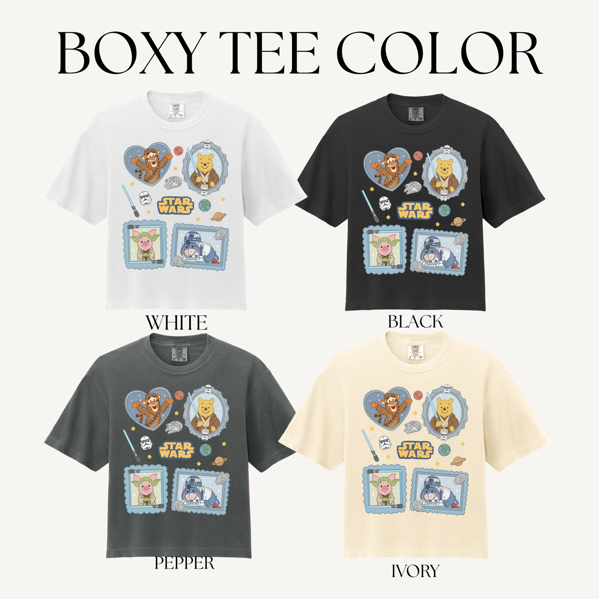 GALAXY ADULT BOXY T-SHIRT