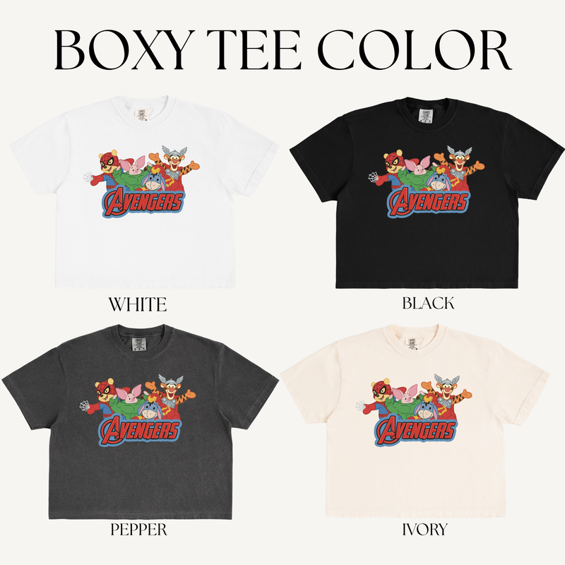 AVENGE ADULT BOXY T-SHIRT