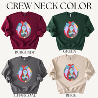 BOW FRAME CREW NECK