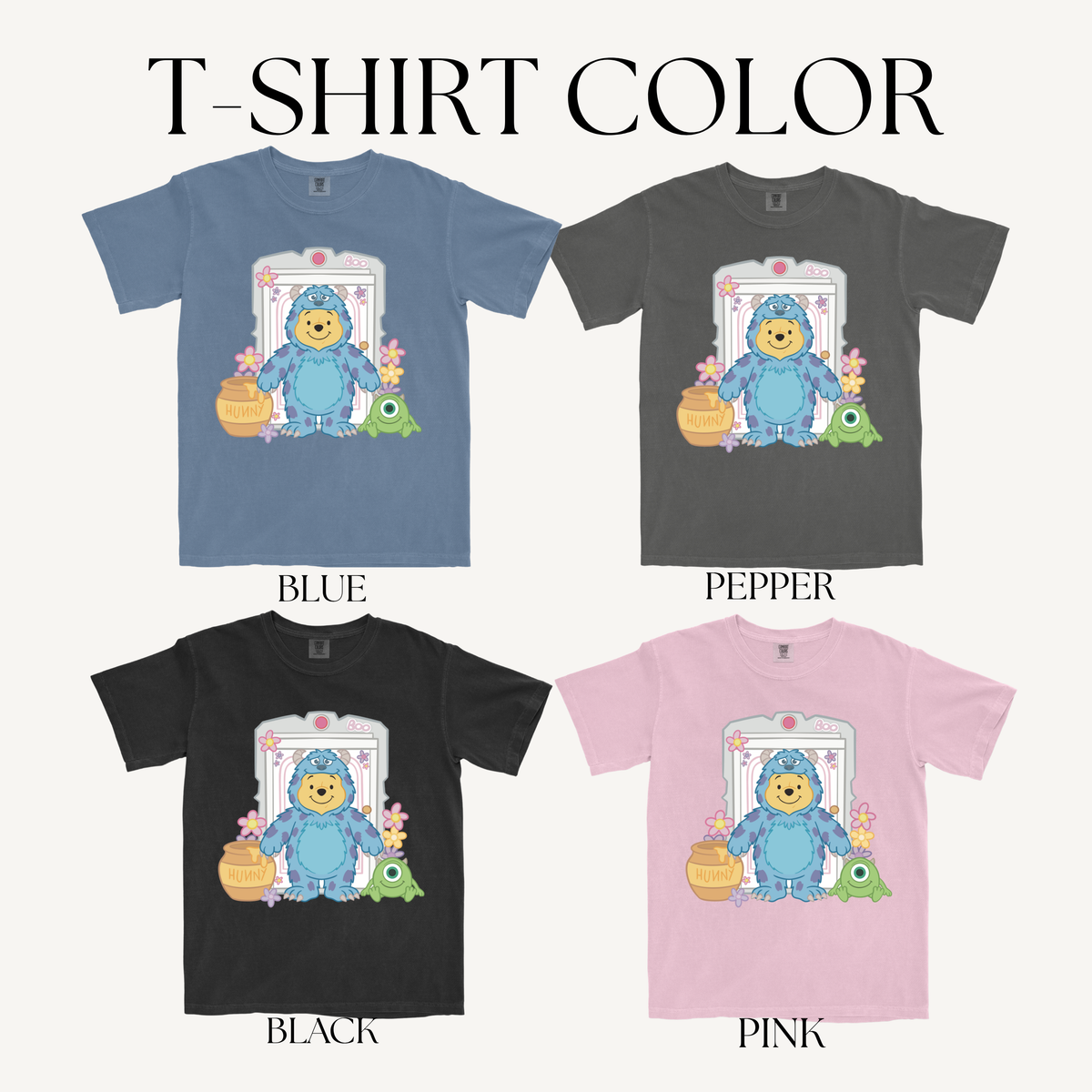 BOO FLOWER ADULT T-SHIRT