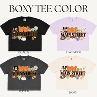 SPOOKY-MAIN ADULT BOXY T-SHIRT