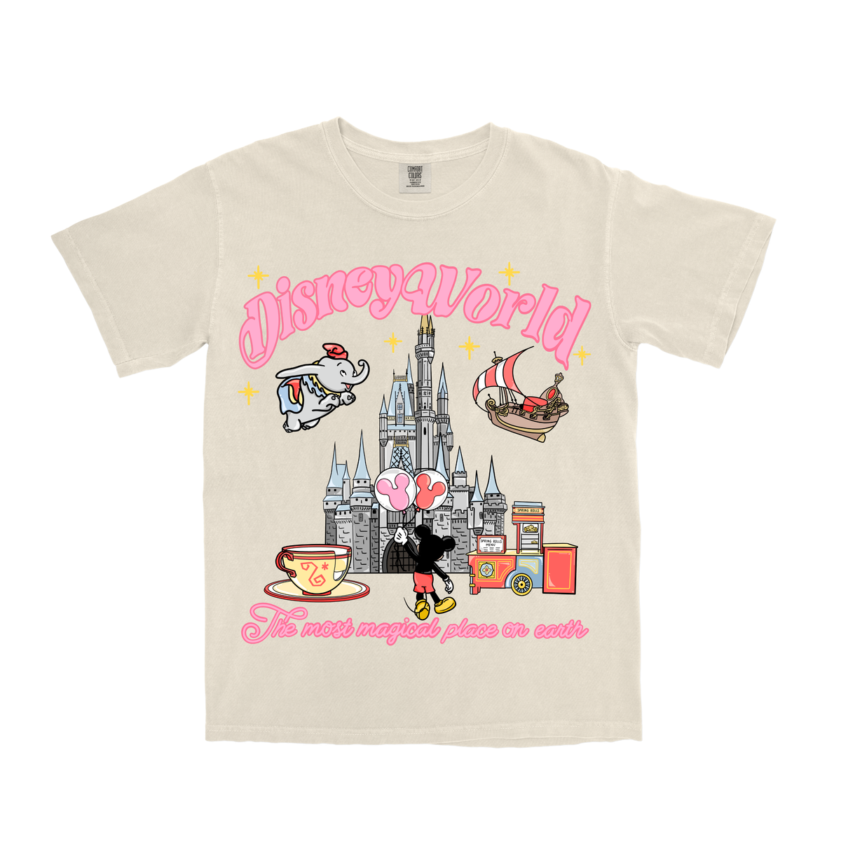 WORLD CASTLE ADULT T-SHIRT