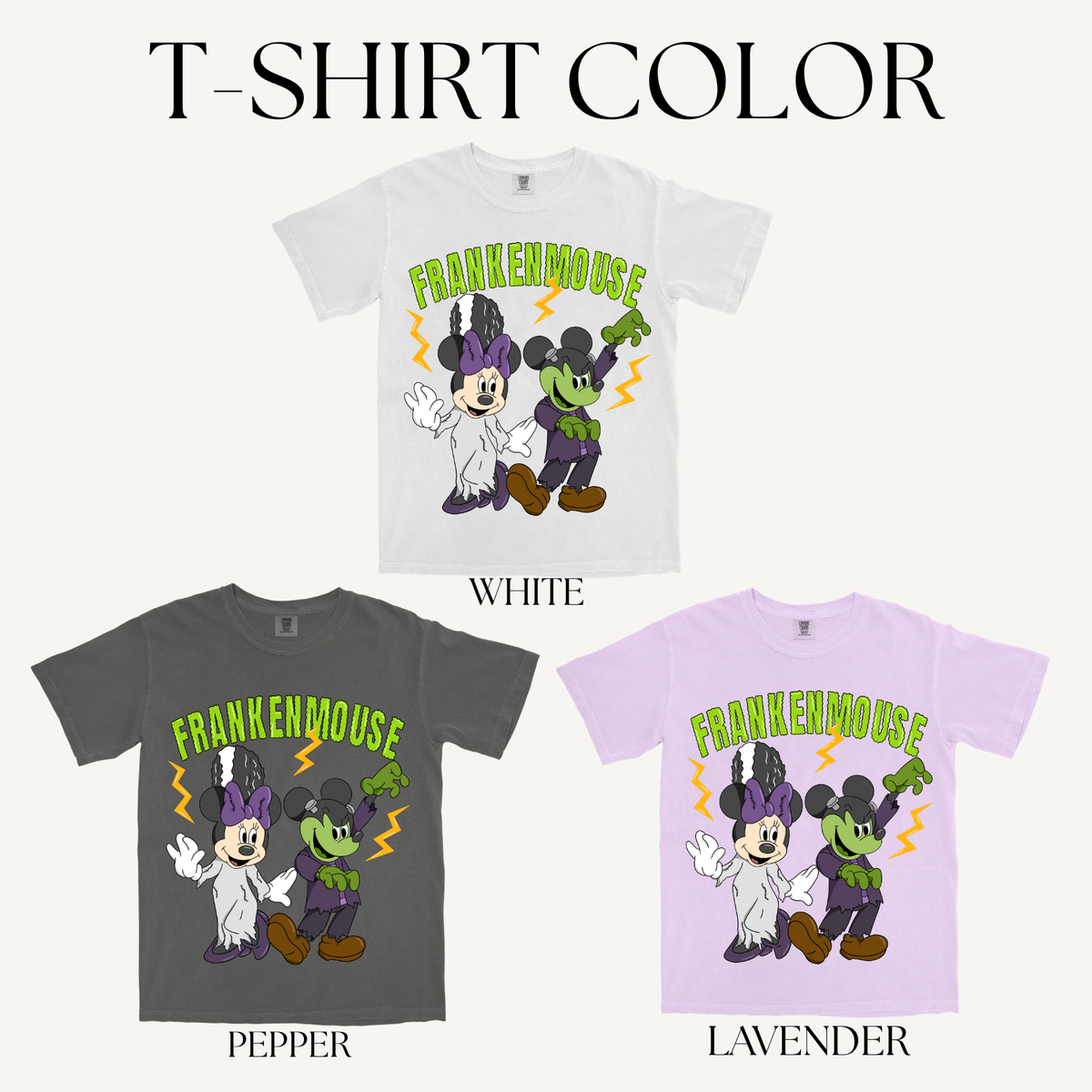 FRANKEN-MOUSE ADULT T-SHIRT