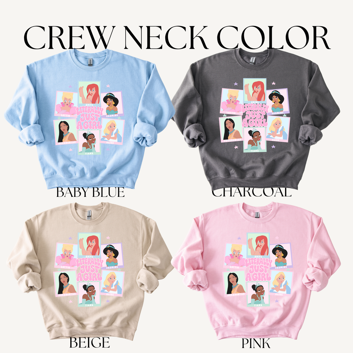 THE GIRLS CREW NECK