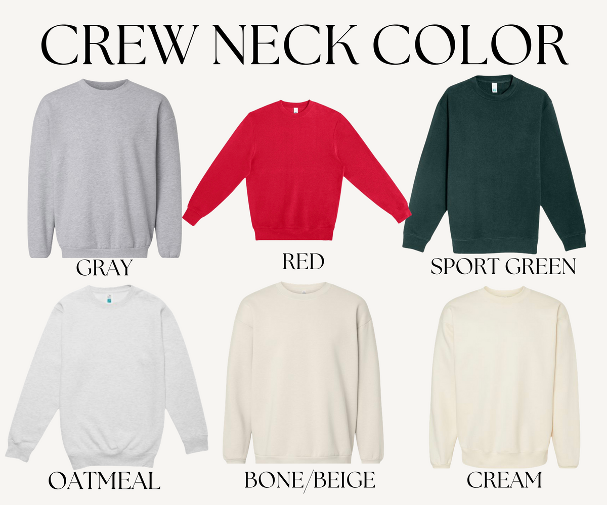 ADULT GINGY CREW NECK