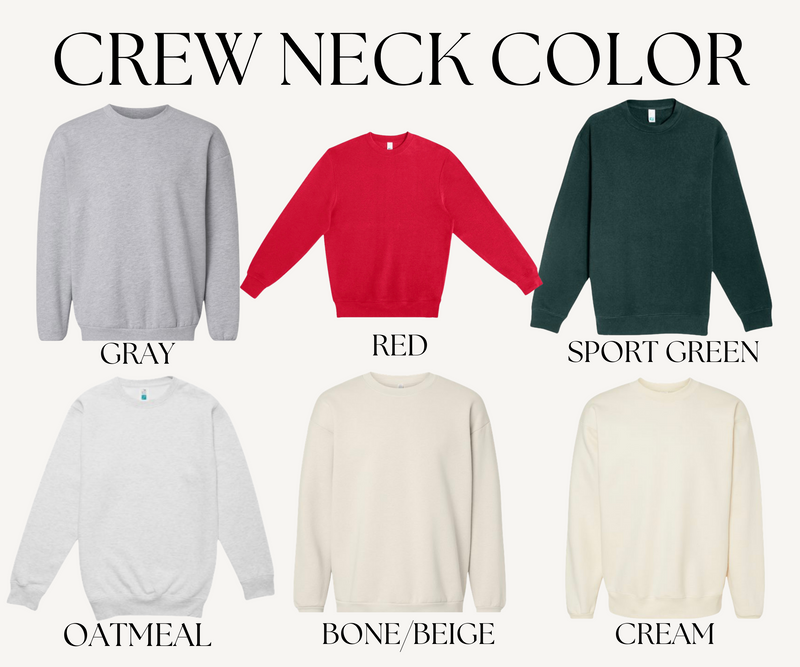 ADULT GINGY CREW NECK