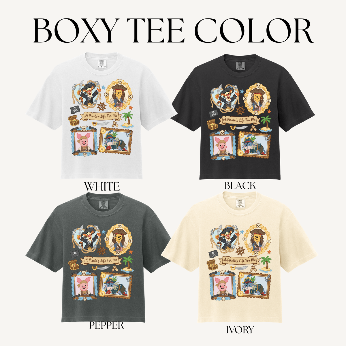 YO HO ADULT BOXY T-SHIRT