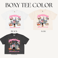 PINK CASTLE ADULT BOXY T-SHIRT