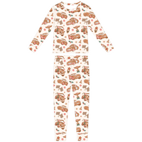 GINGY CARS PAJAMA SET (DUE TO SHIP MID NOV)