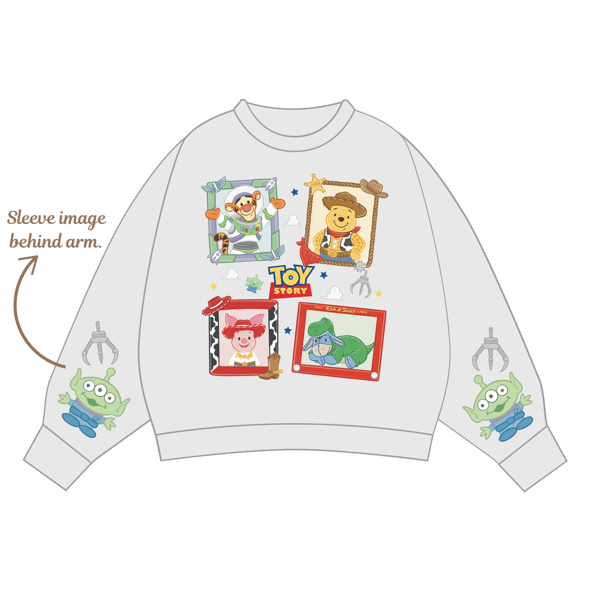 HONEY TOYS #2 WITH SLEEVE CREW NECK