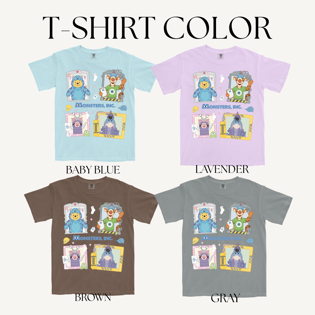 MONSTERS ADULT T-SHIRT