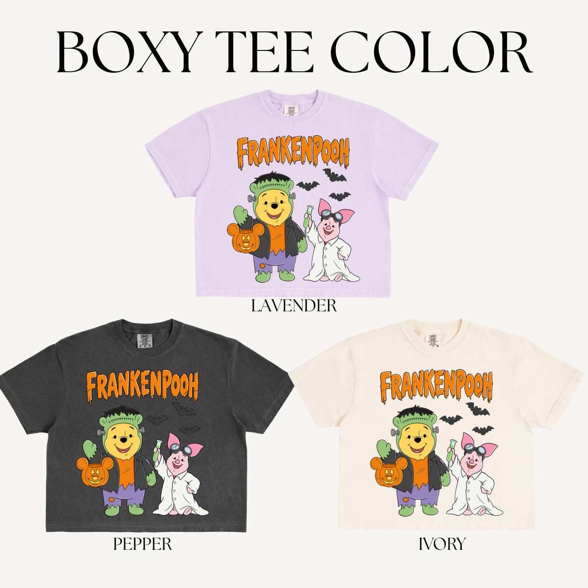 FRANKEN-BEAR ADULT BOXY T-SHIRT