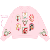 CHRISTMAS GIRLS #2 ADULT CREW NECK (WITH SLEEVE)