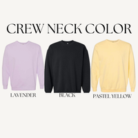 BOO FLOWER CREWNECK