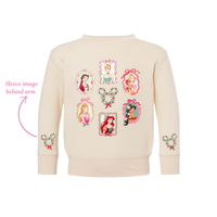 CHRISTMAS GIRLS #2 KIDS CREWNECK ( WITH SLEEVE)