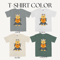 PUMPKIN BEAR ADULT T-SHIRT