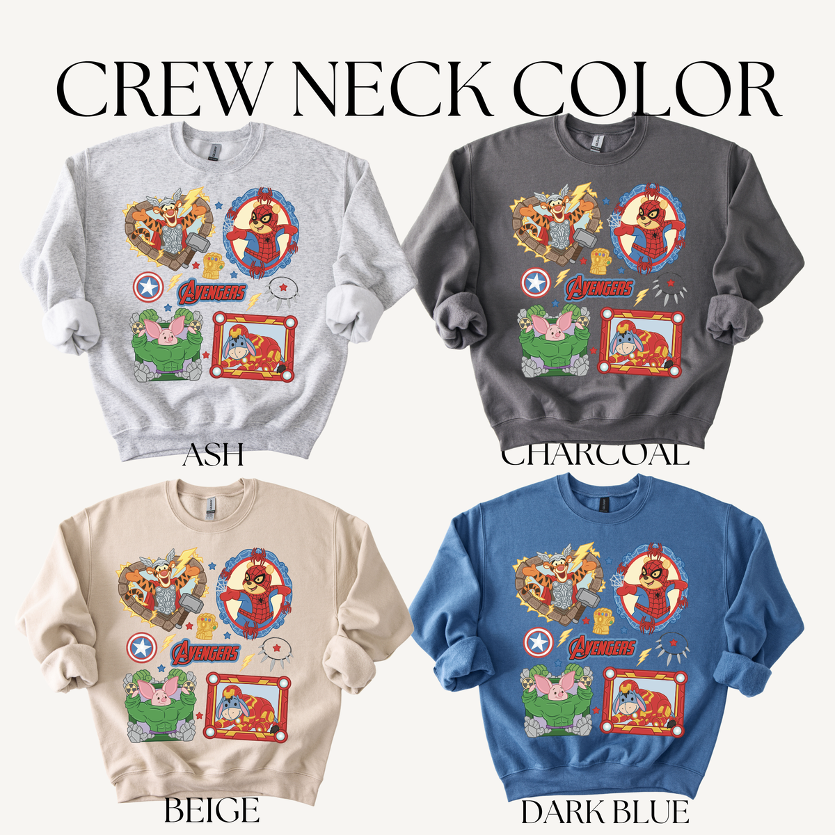 HERO FRAMES CREW NECK
