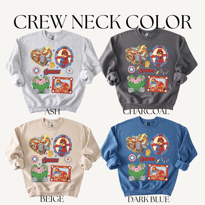 HERO FRAMES CREW NECK