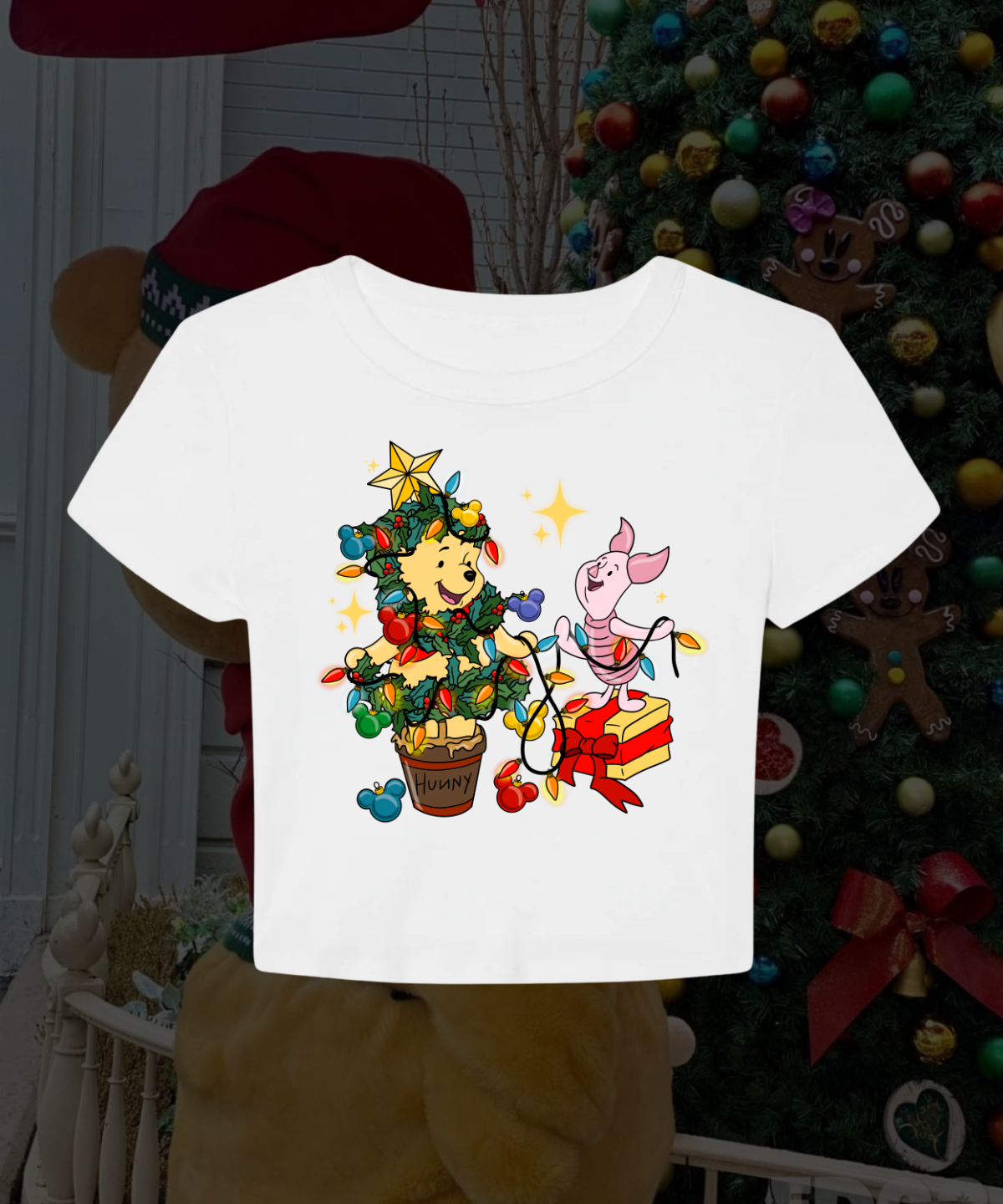 BEARY MERRY ADULT BABY TEE