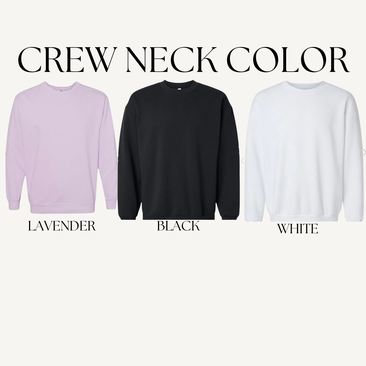 YELLOW CHURRO CREW NECK