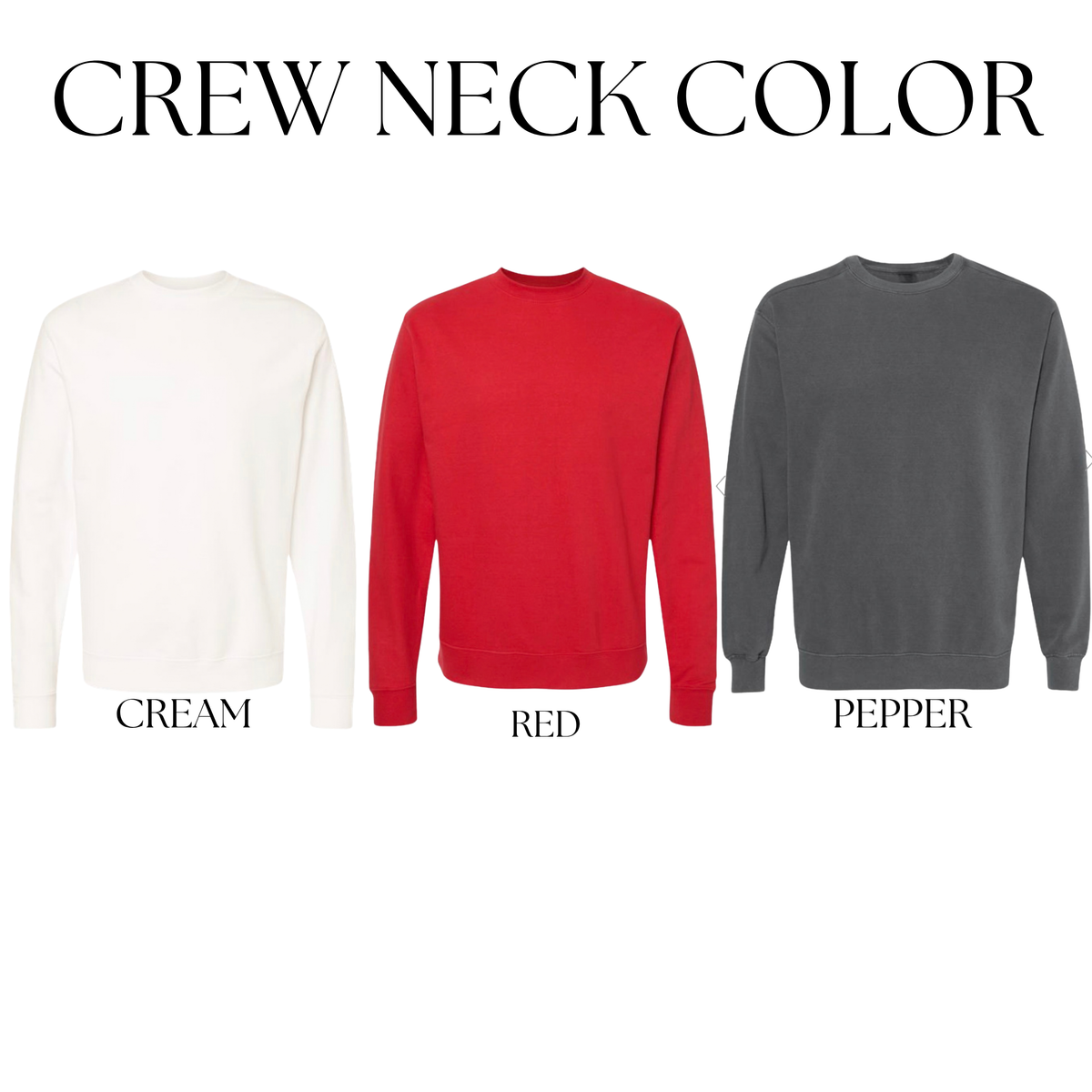 C&D CHRISTMAS CREWNECK (TAT 3/5 WEEKS)