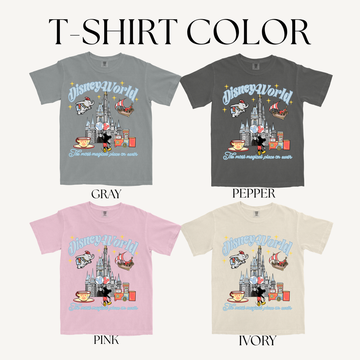 BLUE WORLD ADULT T-SHIRT