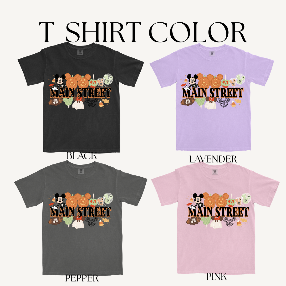 SPOOKY-MAIN ADULT T-SHIRT