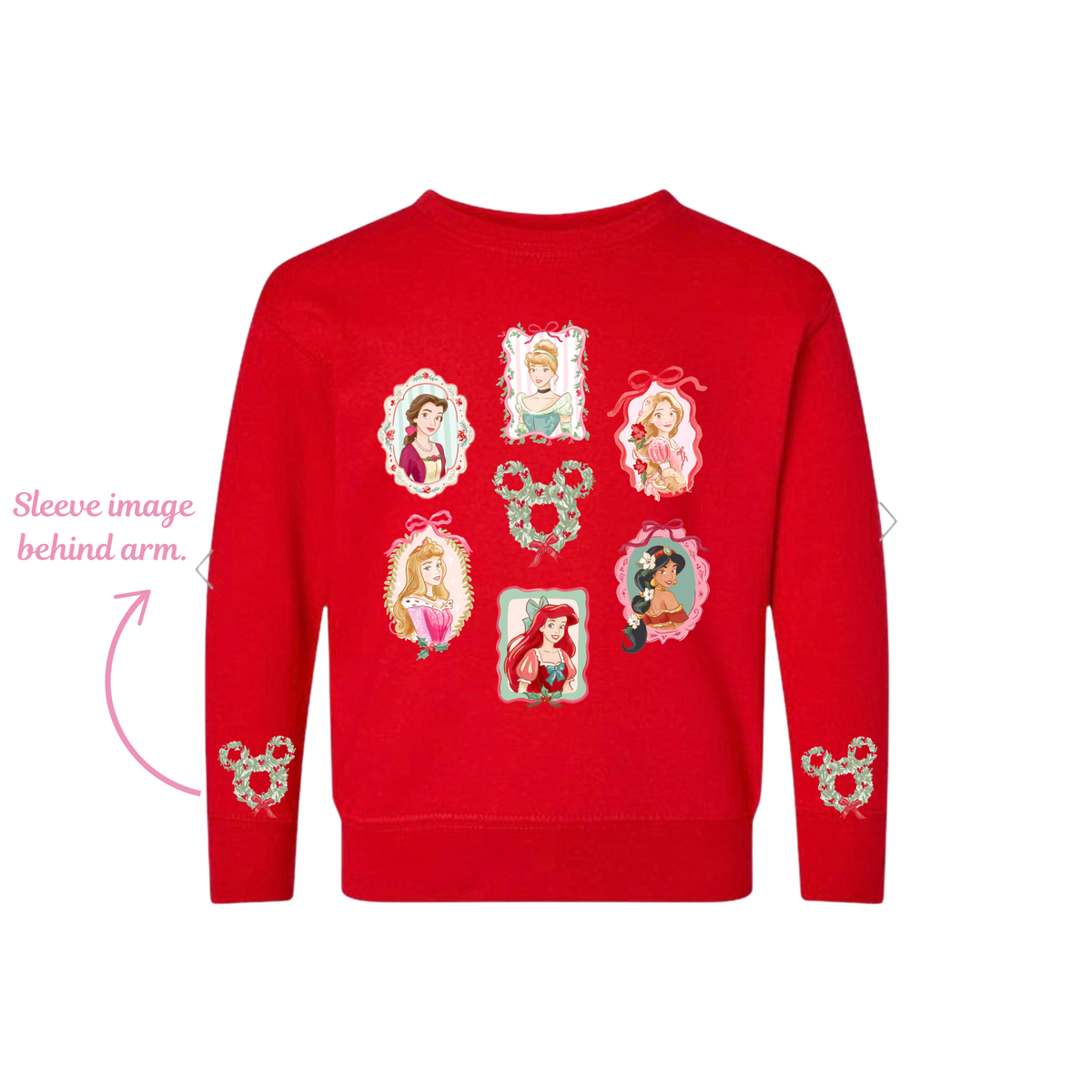 CHRISTMAS GIRLS #2 KIDS CREWNECK ( WITH SLEEVE)