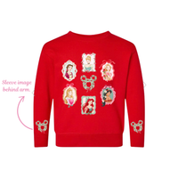 CHRISTMAS GIRLS #2 KIDS CREWNECK ( WITH SLEEVE)