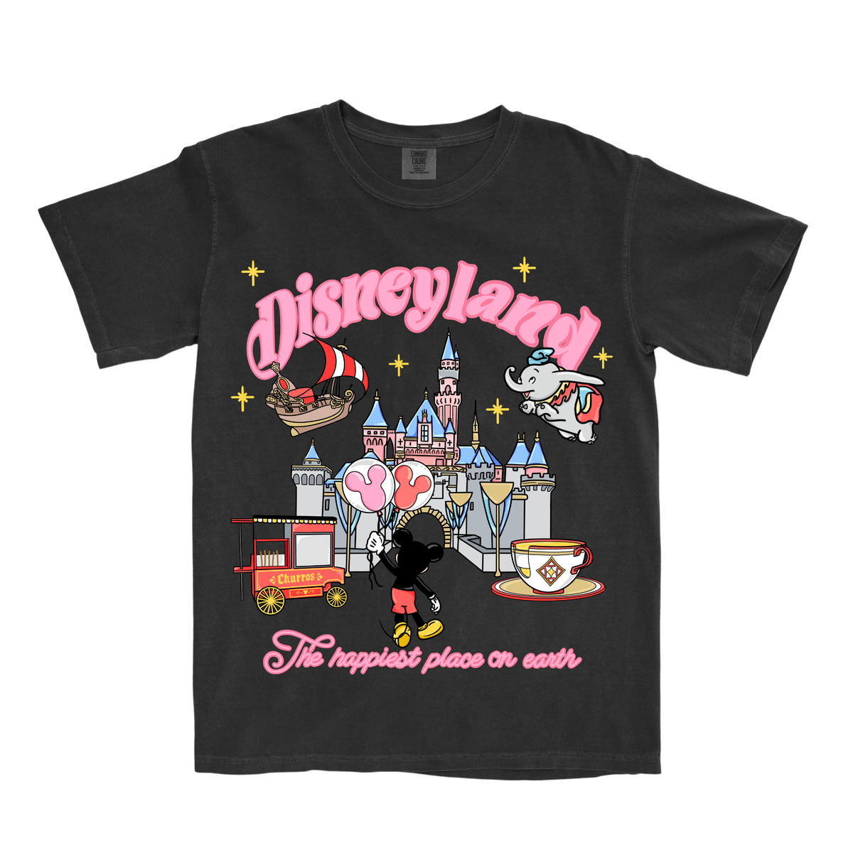 PINK CASTLE ADULT T-SHIRT