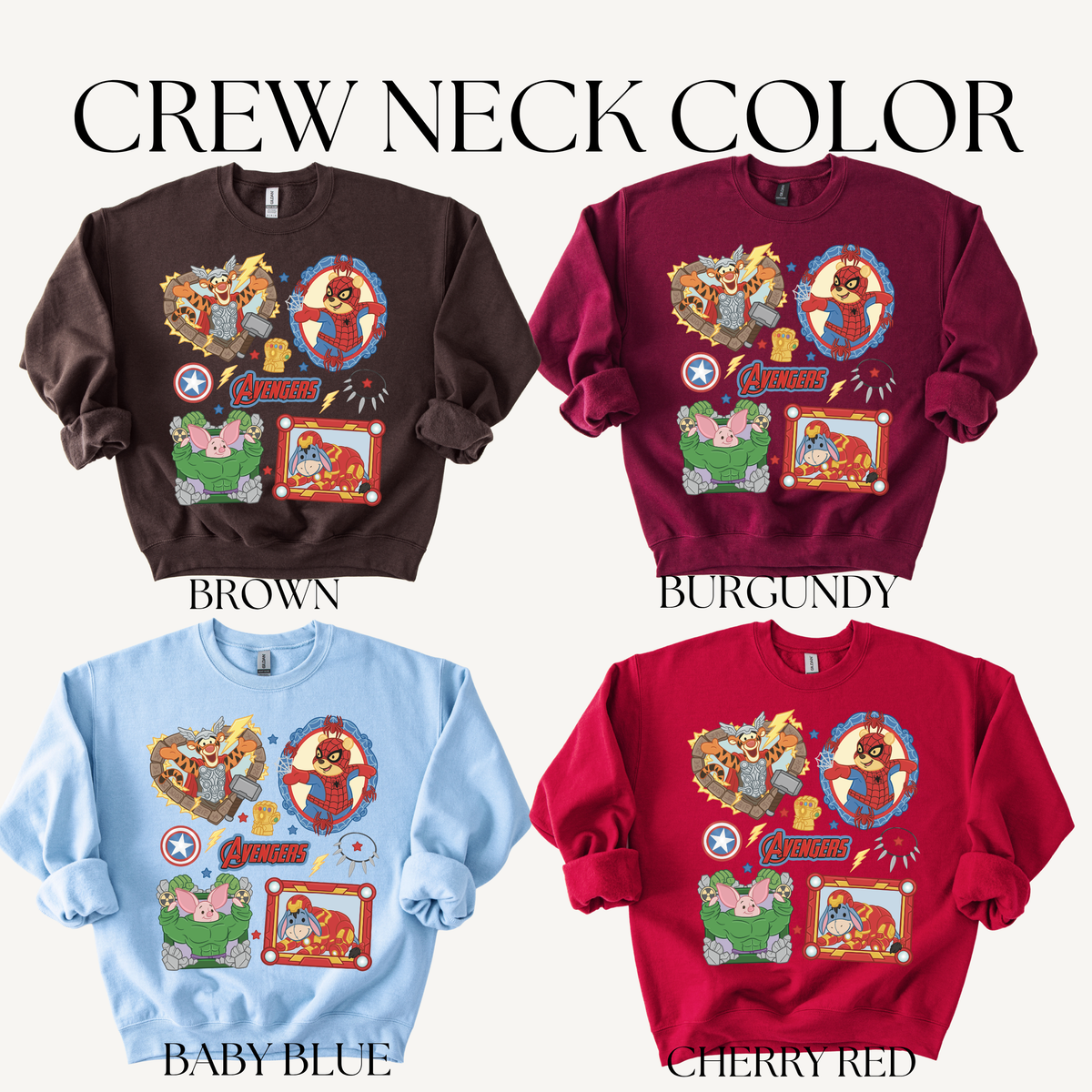 HERO FRAMES CREW NECK