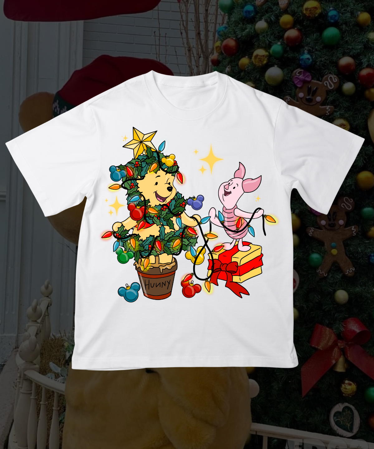 BEARY MERRY ADULT T-SHIRT