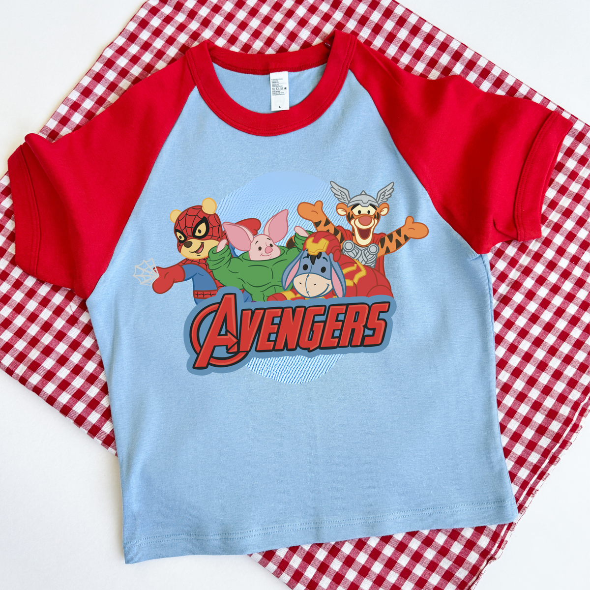 COLOR BLOCK ADULT BABY TEE
