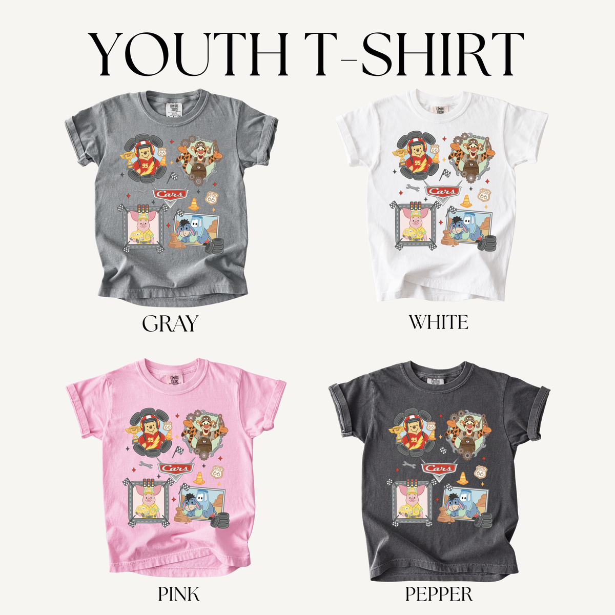 CARS YOUTH T-SHIRT