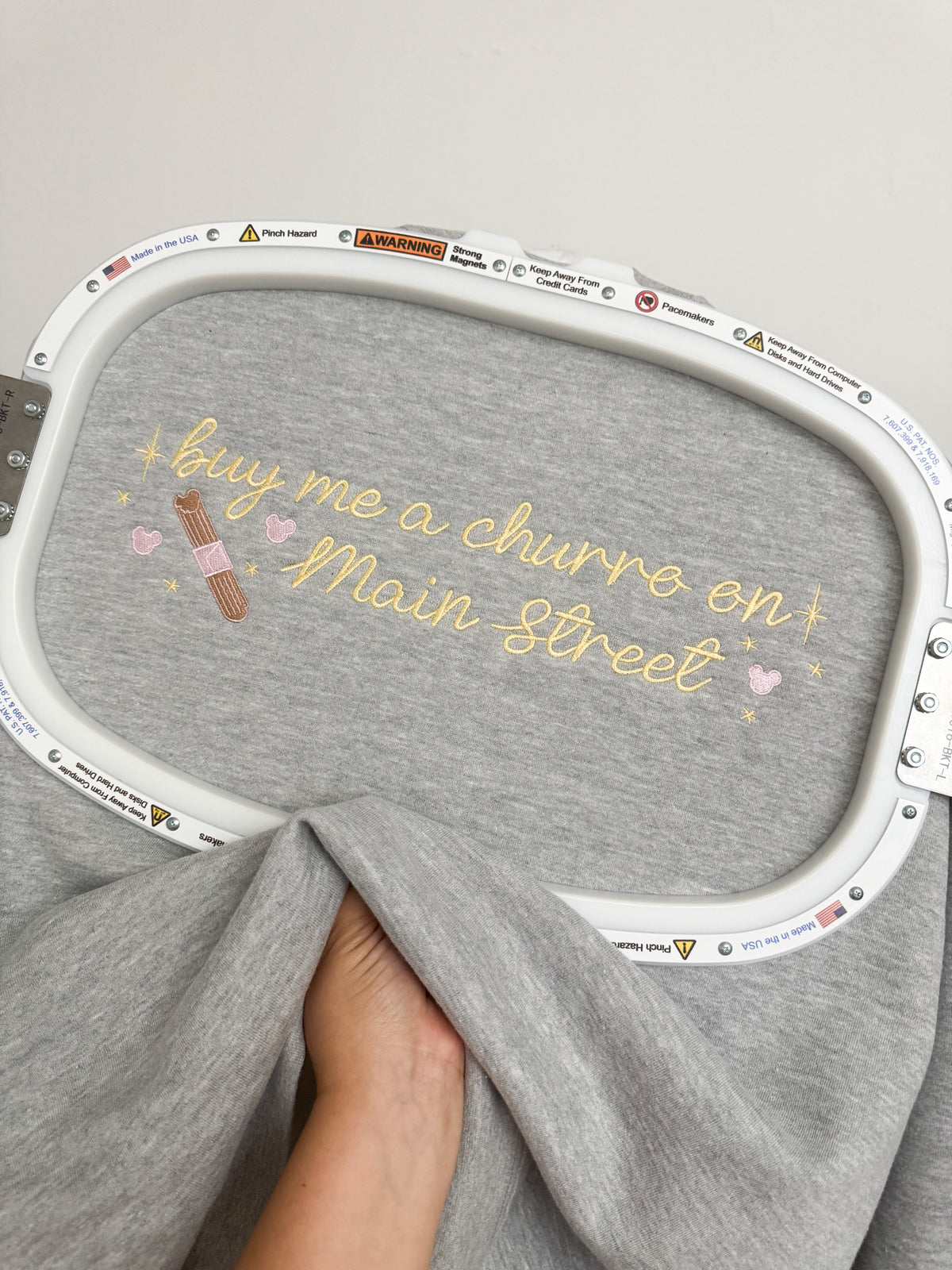 YELLOW CHURRO CREW NECK