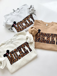 LEOPARD MUSE CREW NECK