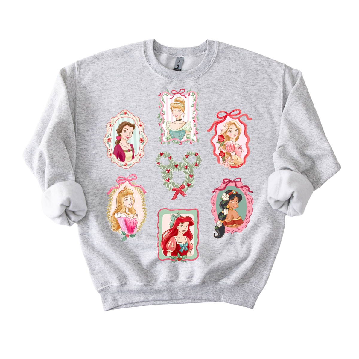 CHRISTMAS GIRLS ADULT CREW NECK (NO SLEEVE)