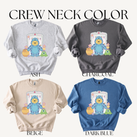BOO FLOWER CREW NECK