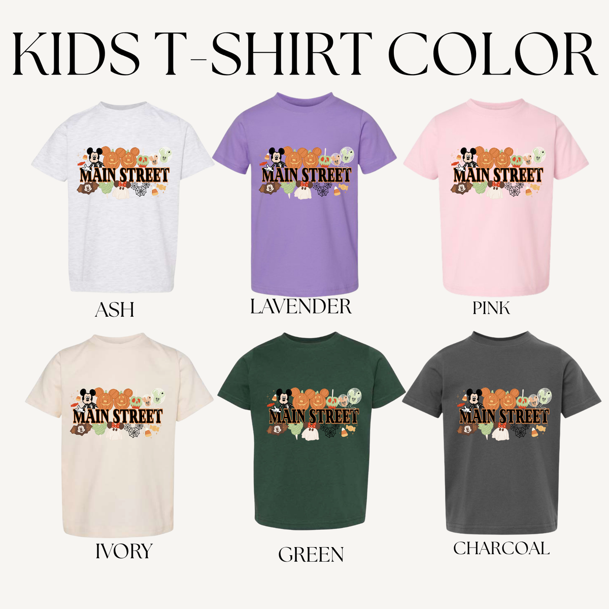 SPOOKY-MAIN KIDS T-SHIRT