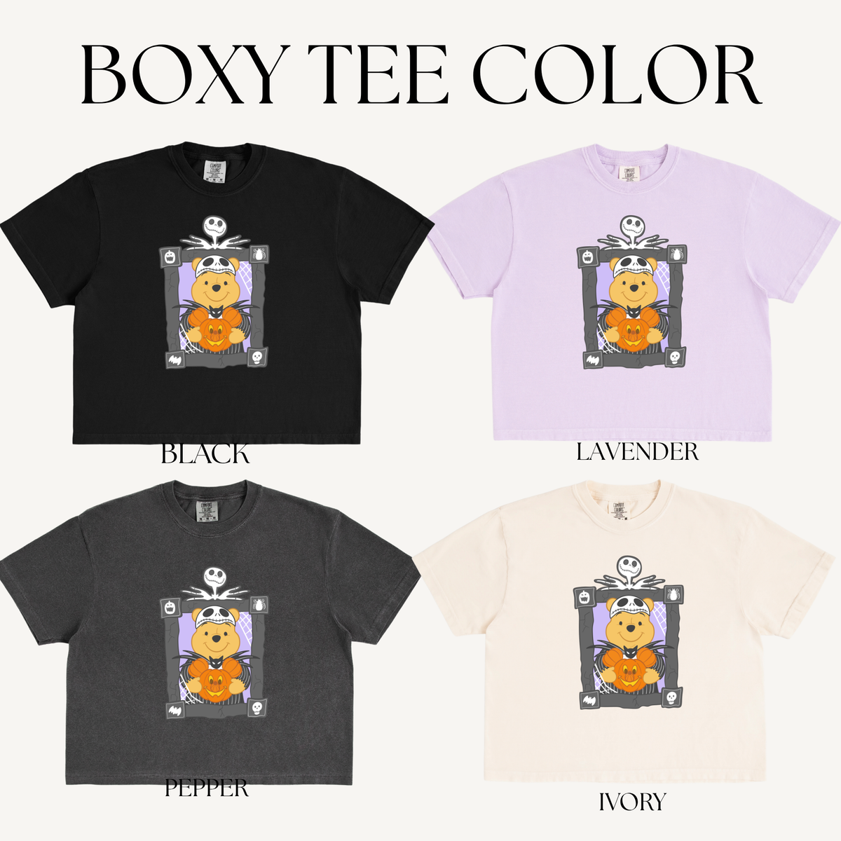 PUMPKIN FRAME ADULT BOXY T-SHIRT