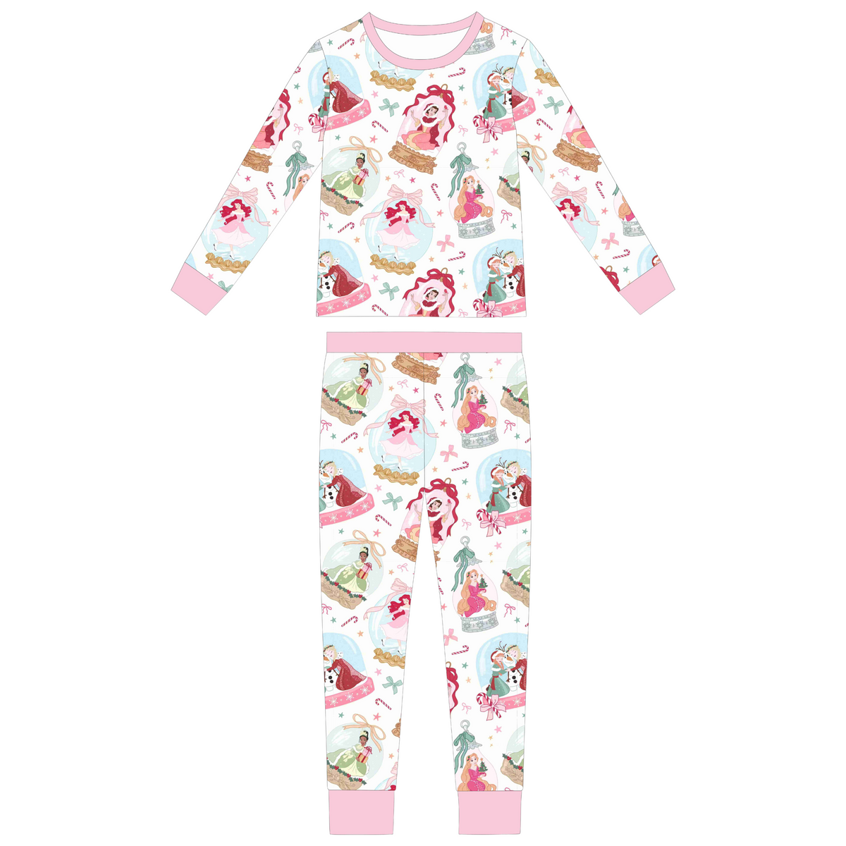 CHRISTMAS GIRLS PAJAMA SET (DUE TO SHIP MID NOV)