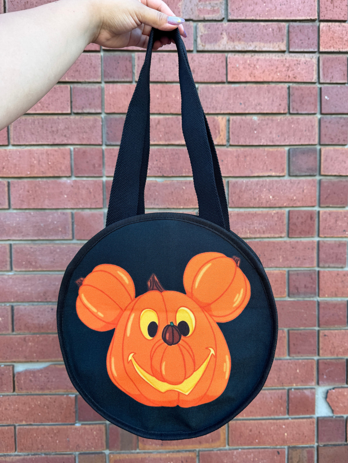 PUMPKIN MINI TOTE BAG (SHIPS LATE AUG)
