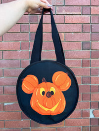 PUMPKIN MINI TOTE BAG (SHIPS LATE AUG)